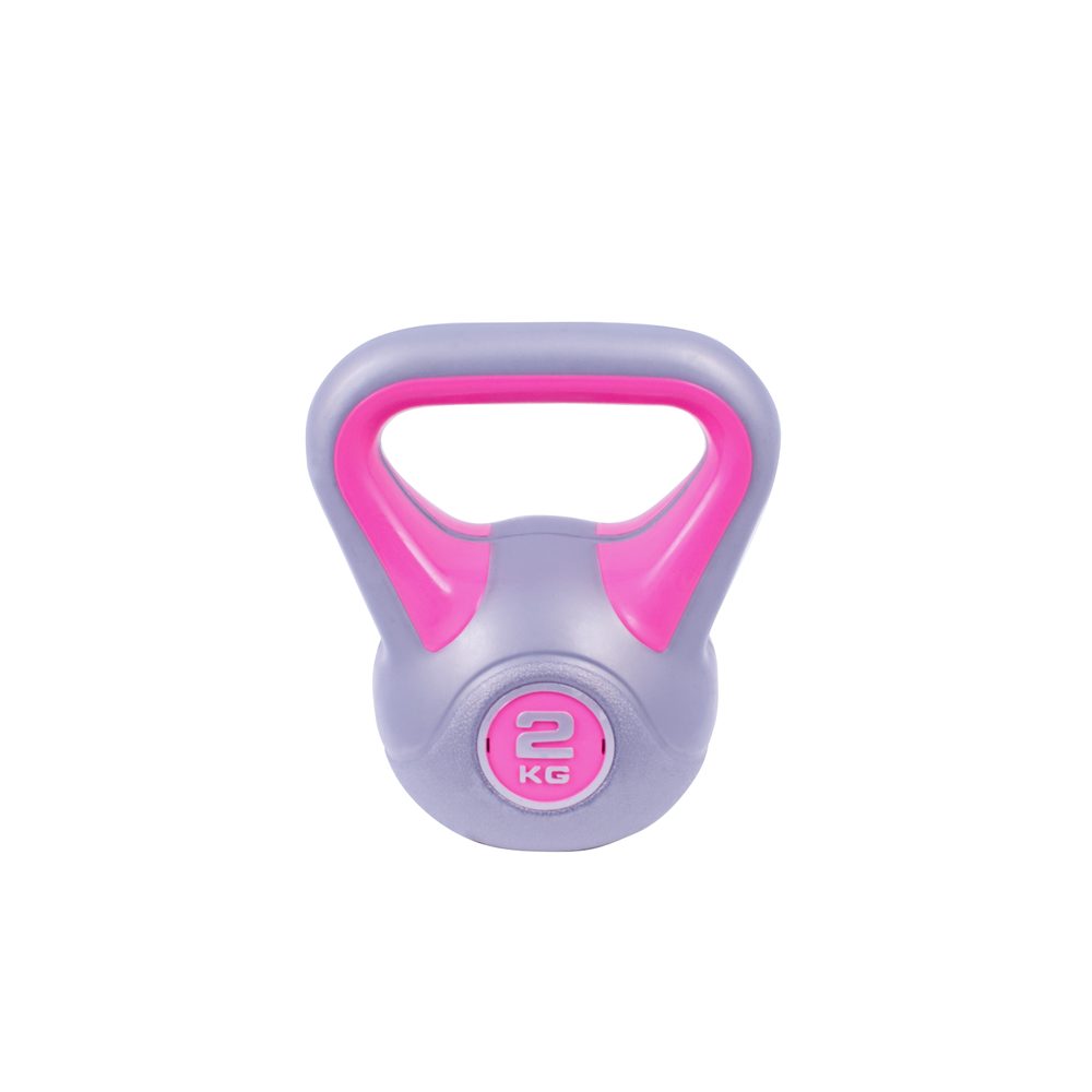 Levně Činka Sportago Kettlebell 2 kg - růžová