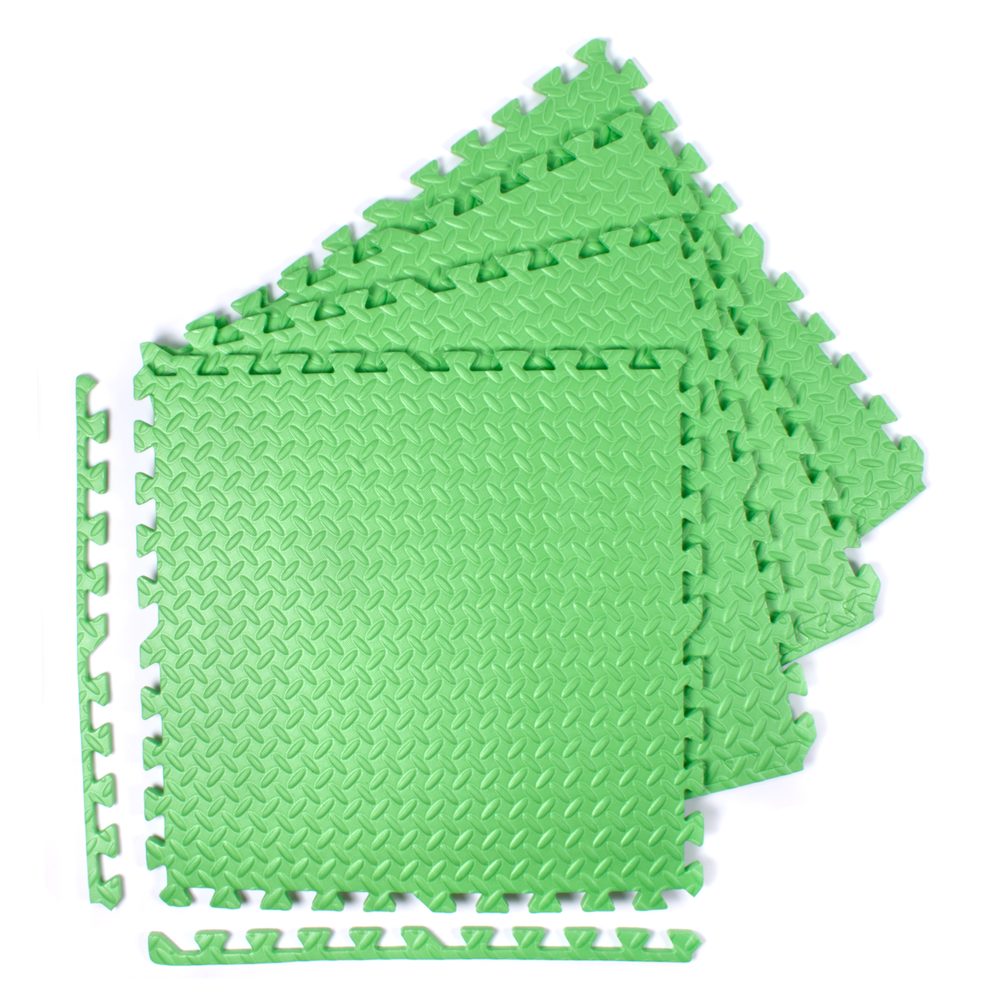 Puzzle podložka Sportago Easy-Lock 60x60x1,2 cm, 4 ks, zelená