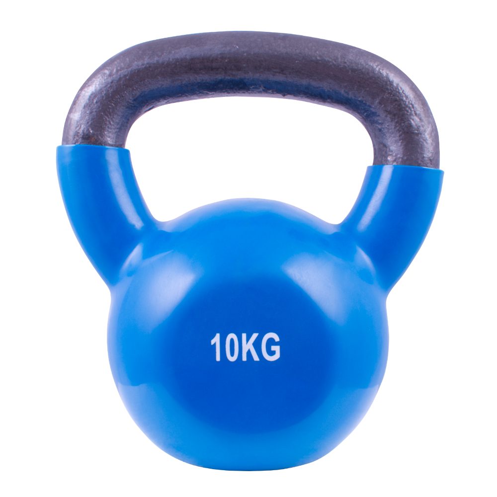 Sportago kovový vinyl Kettlebell 10 kg