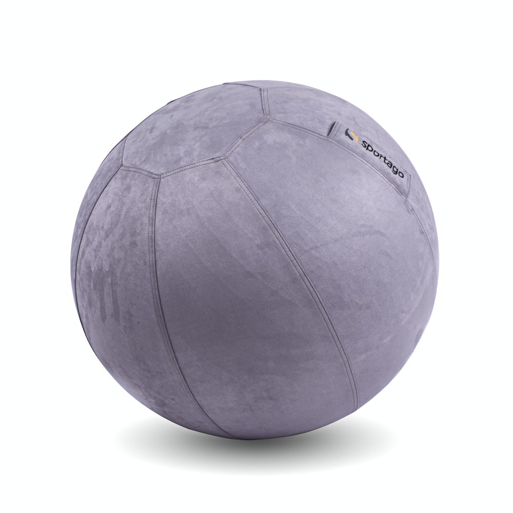 Sportago obal na gymnastický míč ze semiše - 55 cm - 75 cm