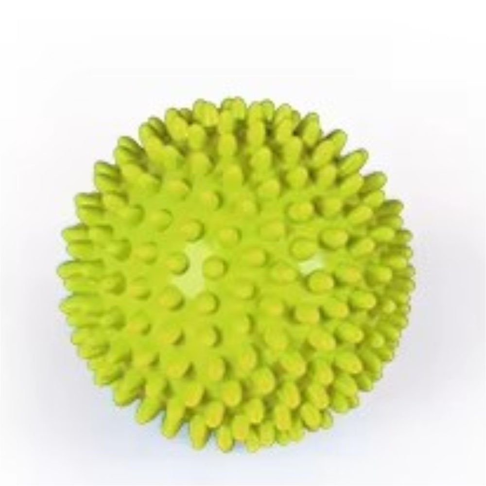 Masážna loptička Sportago Hedge 7 cm - zelená