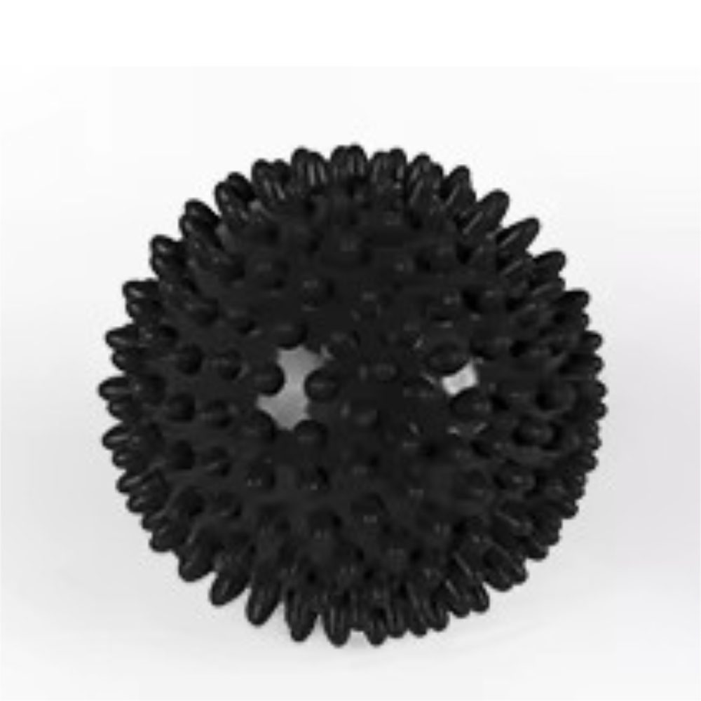 Masážna loptička Sportago Hedge 7 cm - černá