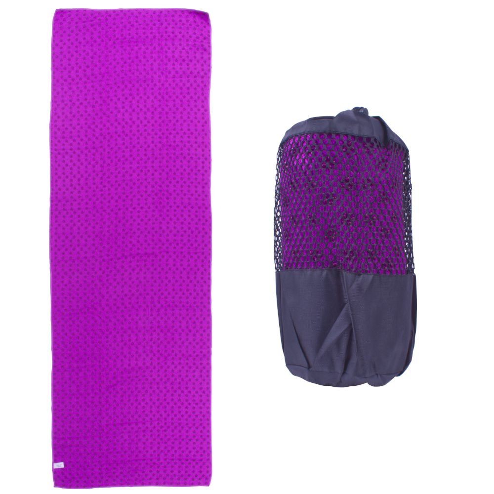 Levně Yoga ručník Sportago anti-slip, fialový