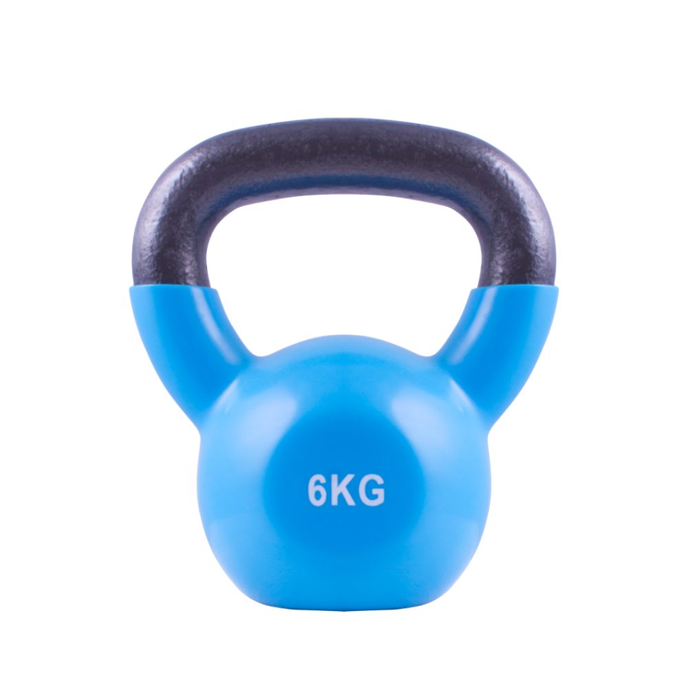 Sportago kovový vinyl Kettlebell 6 kg