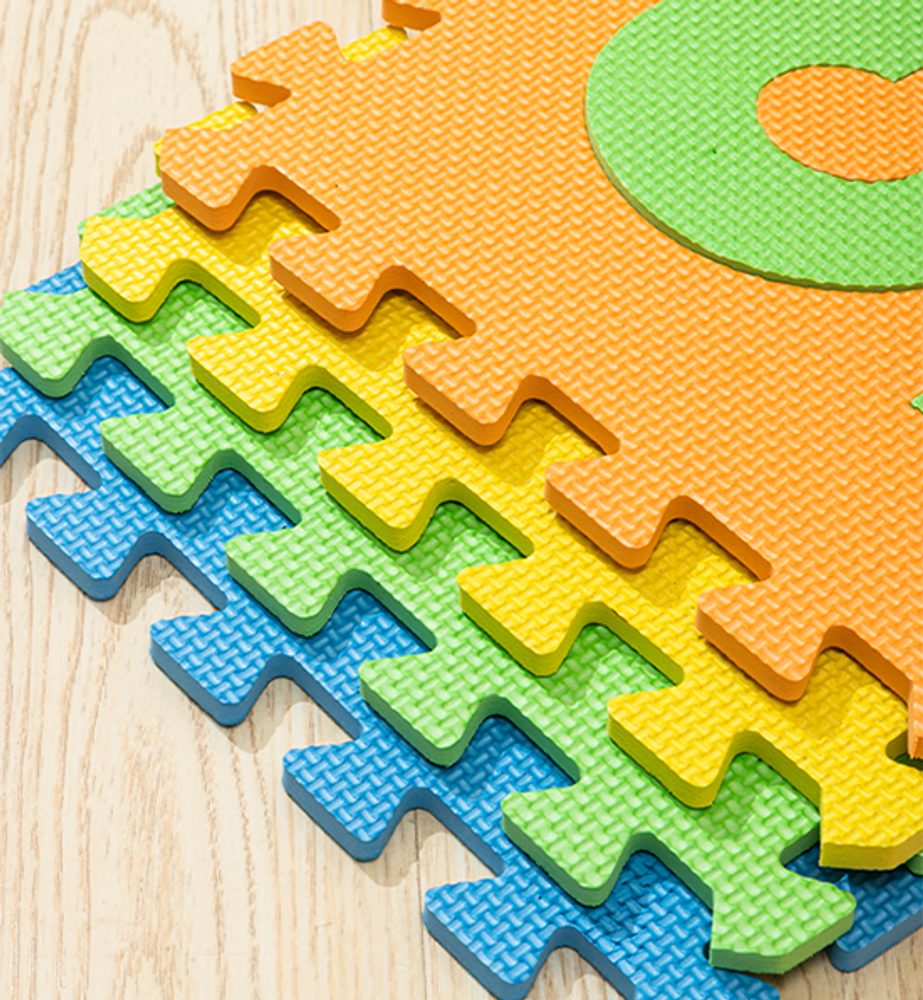 Puzzle podložka Sportago Easy-Lock 30x30x1 cm, 10 ks, čísla