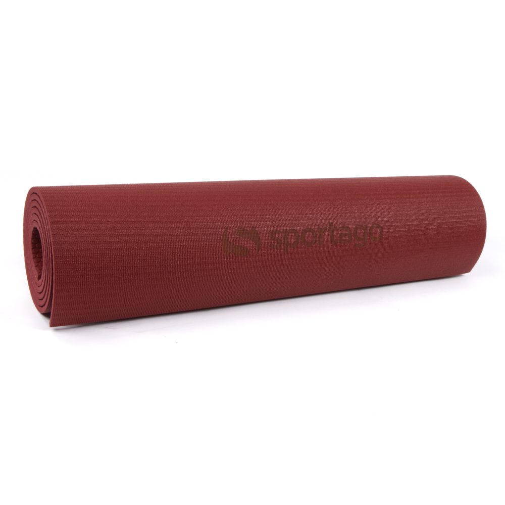 Sportago extra odolná jóga podložka - bordó