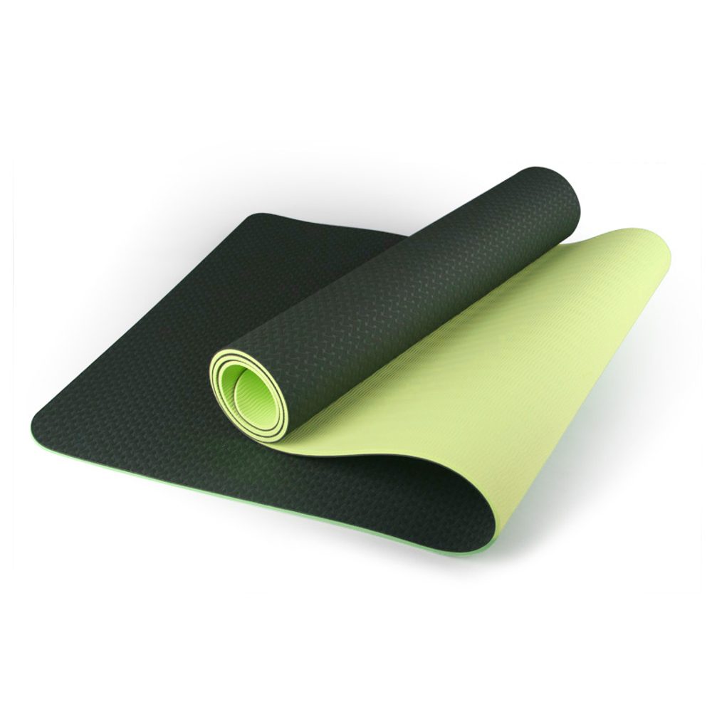 Podložka na cvičenie Sportago TPE Yoga dvojvrstvová 173x61x0,6 cm - žlutá