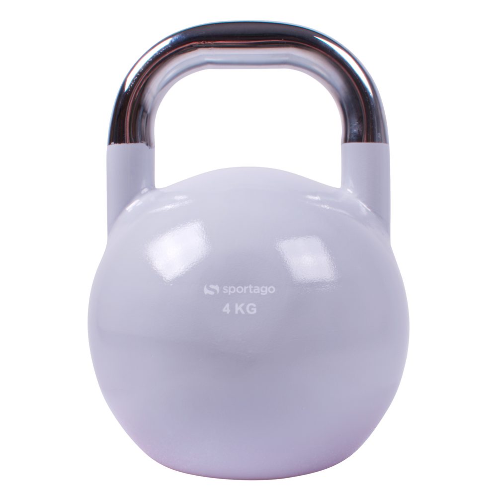 Levně Sportago Competition Kettlebell 4 kg, šedý