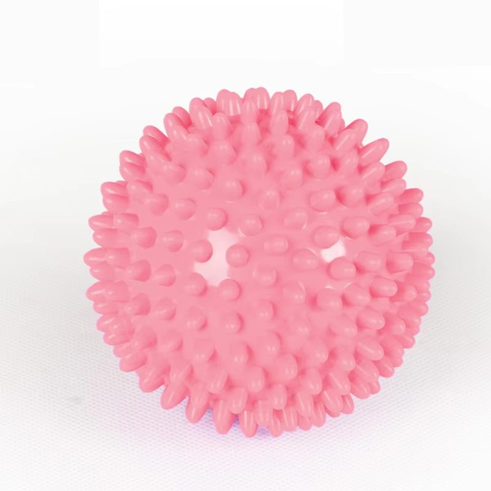 Masážna loptička Sportago Hedge 7 cm - růžová