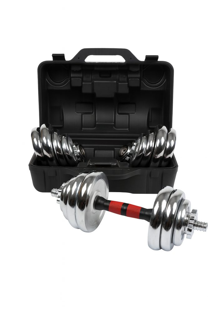 Sportago Premium set jednoručných nakladacích činiek 2x15 kg