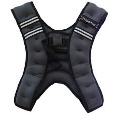 Zátěžová vesta Sportago Brisk 4,5 kg zepředu - šedá barva