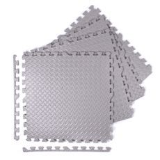 Puzzle podložka Sportago Easy-Lock 60x60x1,2 cm, 4 ks, šedá