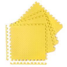 Puzzle podložka Sportago Easy-Lock 60x60x1,2 cm, 4 ks, žltá