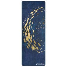 Prémiová semišová podložka na jogu Sportago 185x68x0,15 cm - Zlatý Prúd