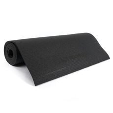Černá podložka Sportago Power Yoga Mat částečně rozložená