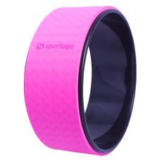 Yoga Wheel Sportago Jiwa, černo-růžová