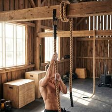 Šplhacie lano Sportage Climbmaster 38mm - 12m