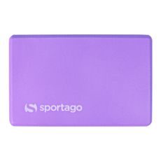 Gumová joga podložka Sportago Šánti 183x66x0,3cm - světle modrá