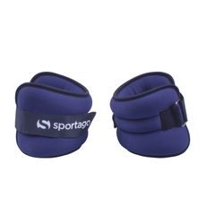 Sportago neoprénová záťaž na zápästie/členok 2 x 0,5 kg - modrá