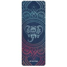 Prémiová semišová podložka na jogu Sportago 185x68x0,15 cm - Slonja Múdrosť