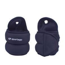 Sportago neoprénová záťaž na zápästie/členok 2 x 1,5 kg - ružová