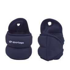 Sportago neoprénová zátěž na zápěstí/kotník 2 x 0,5 kg - zelená