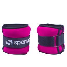 Sportago neoprénová záťaž na zápästie/členok 2 x 0,5 kg - modrá