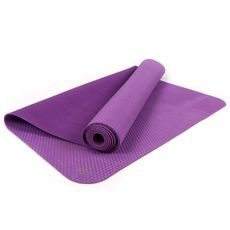 Designová TPE podložka na jógu Sportago s mikrovláknem 183x61 cm - pacific