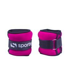 Sportago neoprénová záťaž na zápästie/členok 2 x 1,5 kg - ružová