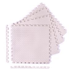 Puzzle podložka Sportago Easy-Lock 30x30x1,2 cm, 4 ks, bílá