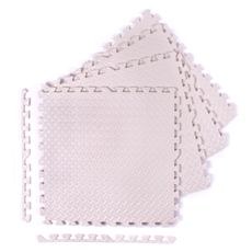Puzzle podložka Sportago Easy-Lock 60x60x1,2 cm, 4 ks, bílá