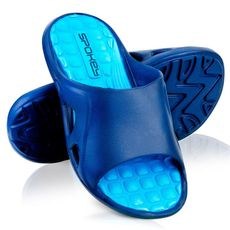 Spokey LIDO Pánske modré slip-on topánky
