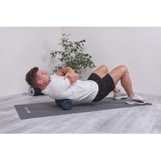 Designová TPE podložka na jógu Sportago s mikrovláknem 183x61 cm - růžová mandala