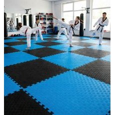 Puzzle podložka Sportago Easy-Lock 30x30x1,2 cm, 4 ks, žlutá