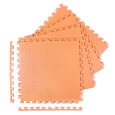 Puzzle podložka Sportago Easy-Lock 60x60x1,2 cm, 4 ks, oranžová