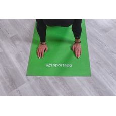 Designová TPE podložka na jógu Sportago s mikrovláknem 183x61 cm - růžová mandala