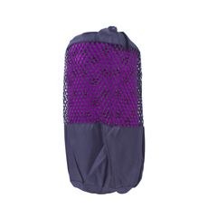 Designová TPE podložka na jógu Sportago s mikrovláknem 183x61 cm - šedá