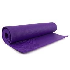 Fialová fitness podložka Sportago Power Yoga Mat rozložená