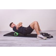 Designová TPE podložka na jógu Sportago s mikrovláknem 183x61 cm - růžová mandala