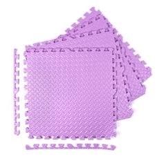 Puzzle podložka Sportago Easy-Lock 60x60x1,2 cm, 4 ks, fialová