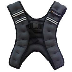 Zátěžová vesta Sportago Brisk 4,5 kg zepředu - šedá barva