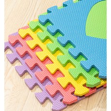 Puzzle podložka Sportago Easy-Lock 30x30x1 cm, 9 ks, obrazce