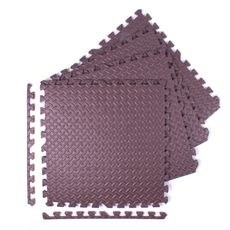 Puzzle podložka Sportago Easy-Lock 60x60x1,2 cm, 4 ks, kávová