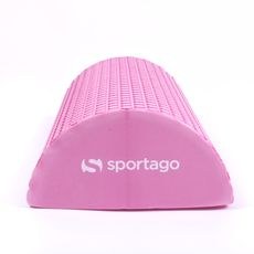 Designová TPE podložka na jógu Sportago s mikrovláknem 183x61 cm - růžová mandala