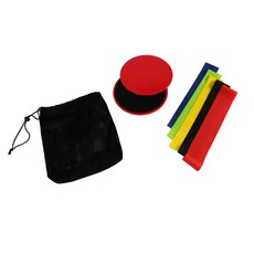 Sportago set odporových gum a klouzavých disků