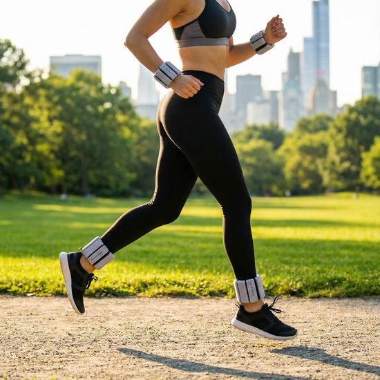 Sportago Fity Groove silikónové závažie na členky 2x0,5 kg, sivé