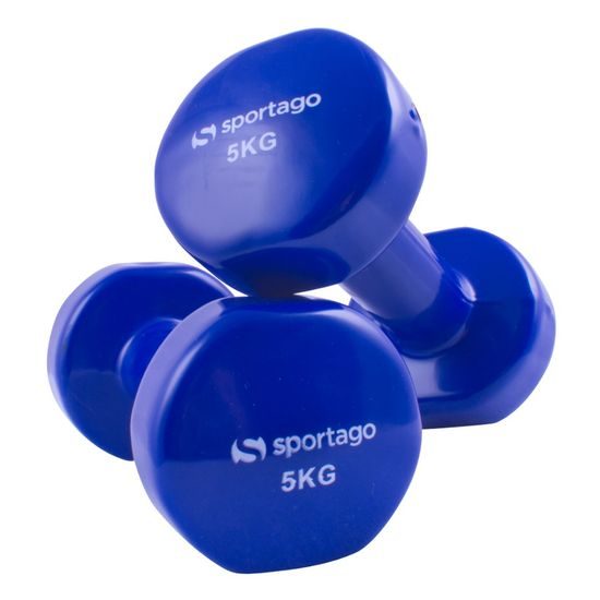 Sportago Kirby jednoručné činky, sada 1 až 5 kg