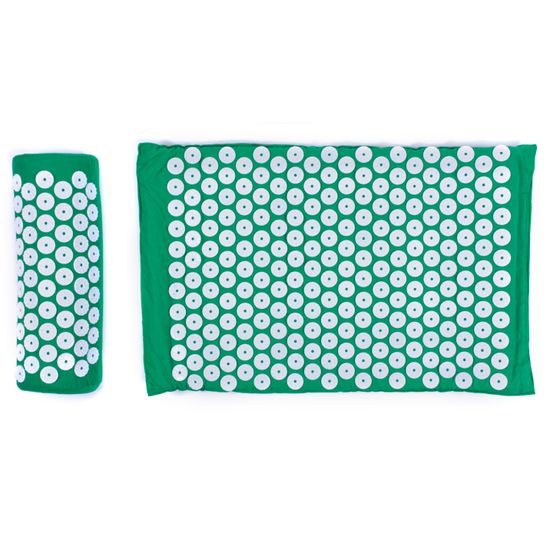 Sportago Eterna akupresurní podložka s polštářkem - zelená