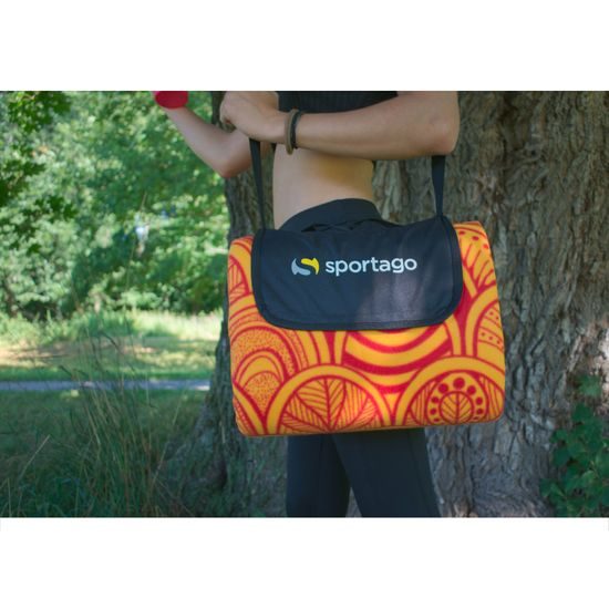 Sportago Forest piknik deka 18x210 cm, oranžová