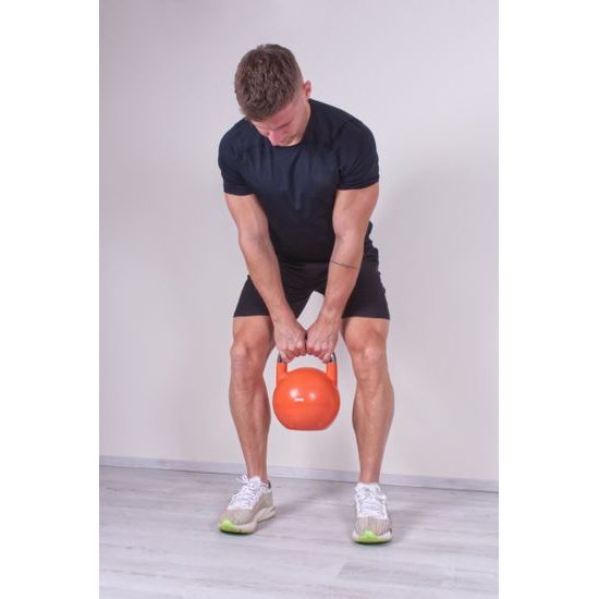 Sportago Competition Kettlebell 28 kg, oranžový